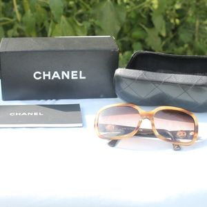 Chanel Tortoise Shell Sunglasses